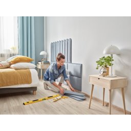 Gepolsterte Platten 15X60 OVAL MUSTARD