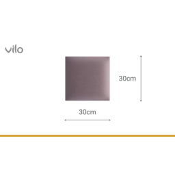 Upholstered panels 30X30 PUDRAL ROSE
