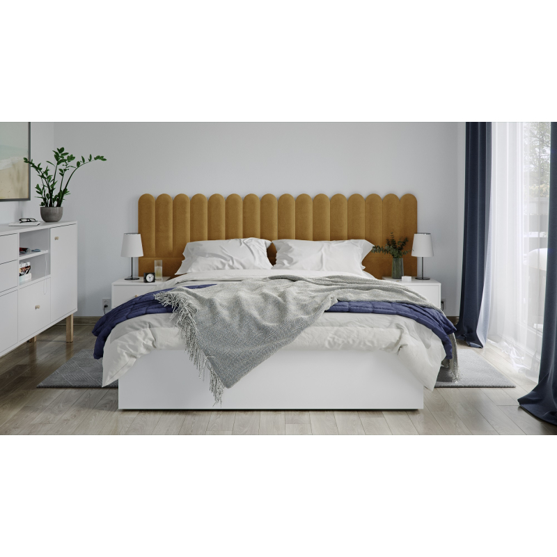 Polsterdatud paneelid 30X30 MUSTARD