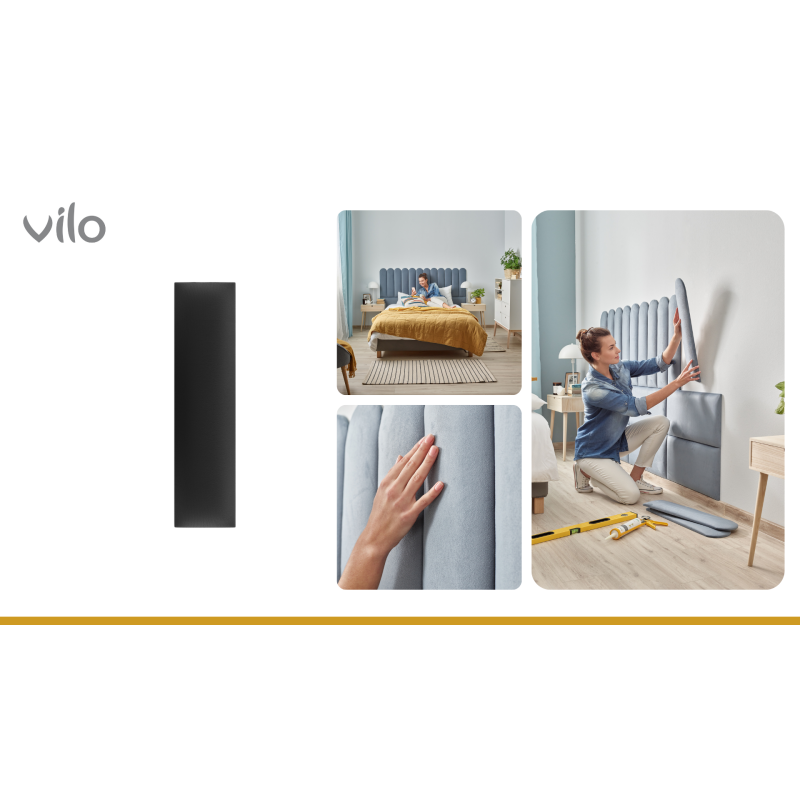 Polstertafeln VILO 15X60 BLACK