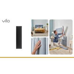 Polstertafeln VILO 15X60 BLACK