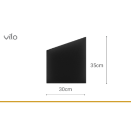 Upholstered panels 30X35 BLACK
