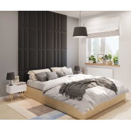 Panneaux tapissés 30X30 NOIR