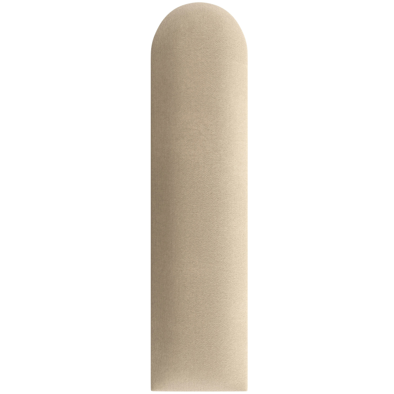 Vilo | Panou tapitat 15X60 cm, OVAL, Bej