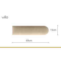 Čalouněné panely 15X60 BEige