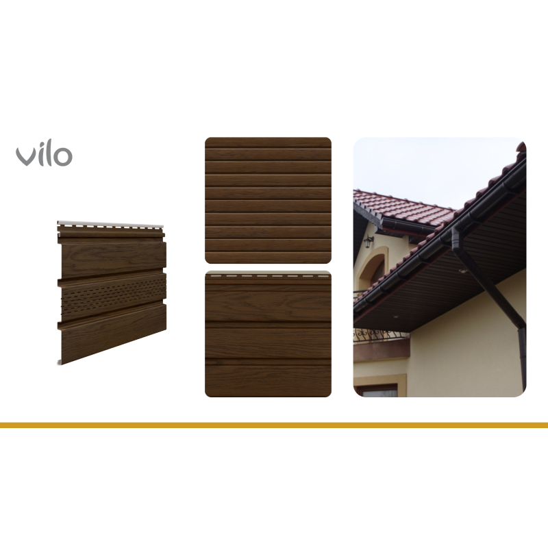 Podhledový panel s perforací SV 07 Ořech (10 ks)