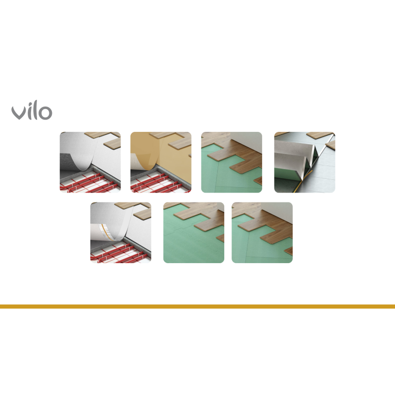 Substrat XPS 3mm VILO | Montaj rapid și protecție pentru pardoseli