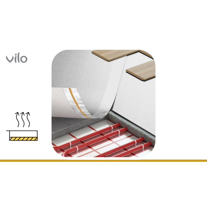 Folie/Substrat parchet 2 mm VILO Alu | Protecție și montaj ușor