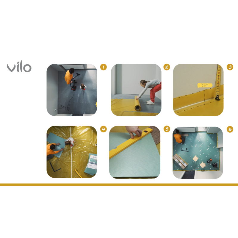 Substrat VILO EXPRESS 2 mm | Montaj rapid, izolație termică și fonică