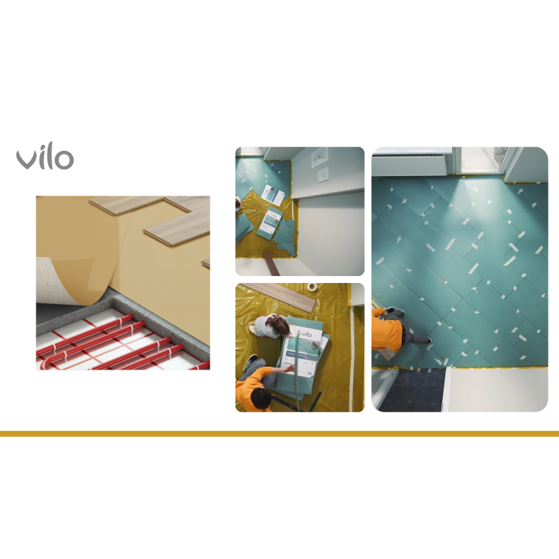 Substrat parchet 1 mm Rigid Master VILO | Izolare fonica si protectie
