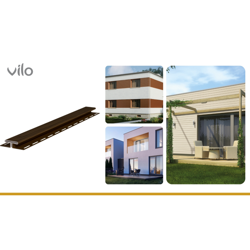Vilo| Profil fatada SVP-18 Profil H de imbinare, 3.05 m, 5 bucati