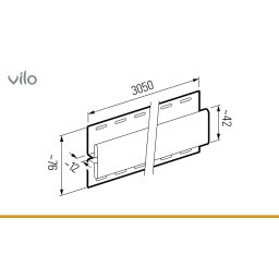 Connector SVP-18 Oak 3.05M