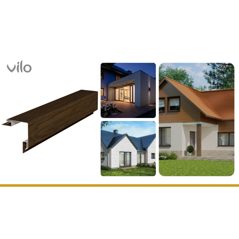 Vilo| Profil fatada SVP-12 Colt ExteriorNuc, 3.05 m, 5 bucati/pachet