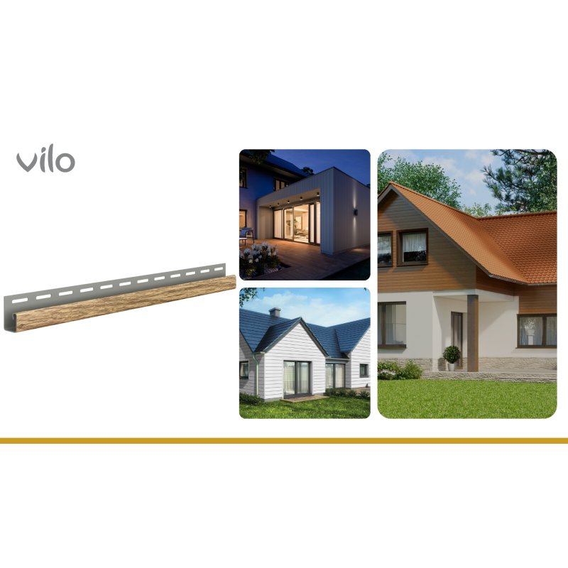 J skirting board SVP-15 Honey oak 3,05M