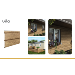 Vilo| SV 05 honey oak 3M flat siding panel