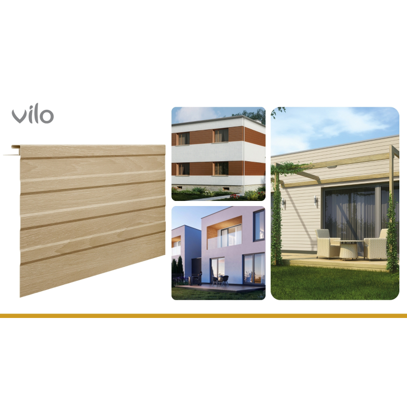 Listón de fachada grande SVP-19 Roble 3,05M