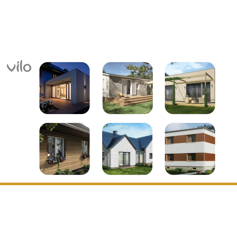 Listón de fachada grande SVP-19 Roble 3,05M