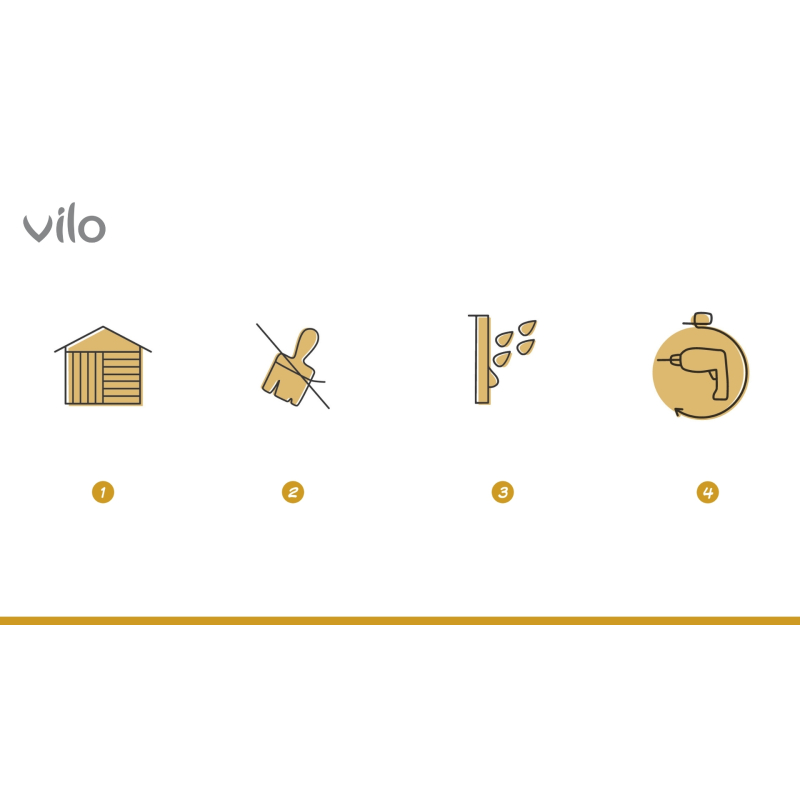 Listón de fachada grande SVP-19 Roble 3,05M