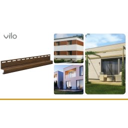Eaves strip SVP-16,5 Walnut 3,05M