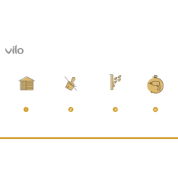 Vilo| Flat siding panel SV 05 Oak balance 3M