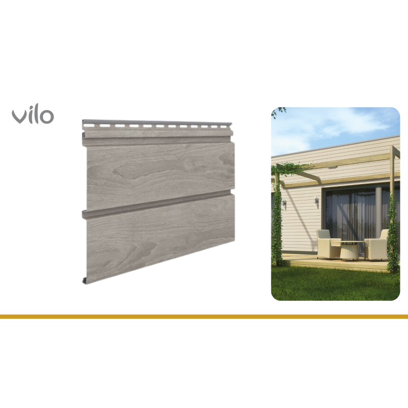 Vilo| Profil fatada Siding de fatada SVP-05 Stejar Polar, 3m 10 bucati