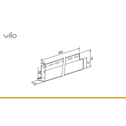 Vilo| Profil fatada SVP-12,5 Colt Exterior MINI Nuc, 3.05 m, 5 bucati/pachet