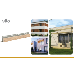 Vilo| Profil fatada SVP-12,5 Colt Exterior MINI , Stejar Deschis, 3.05 m,
