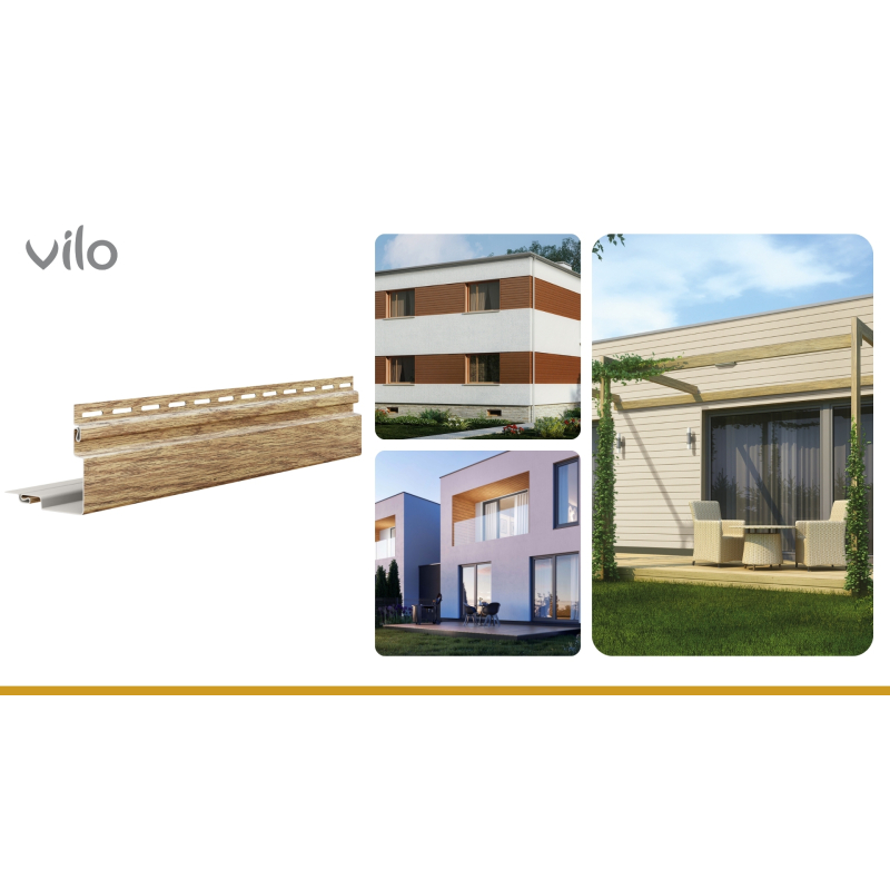 Vilo| Profil fatada SVP-12Colt Exterior V, Stejar Miere, 3.05 m, 5 bucati/pachet