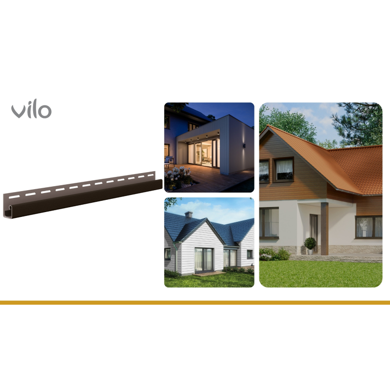 Vilo| Profil fatada SV-15 Profil J, Maro , 3.05 m, 10 bucati/pachet