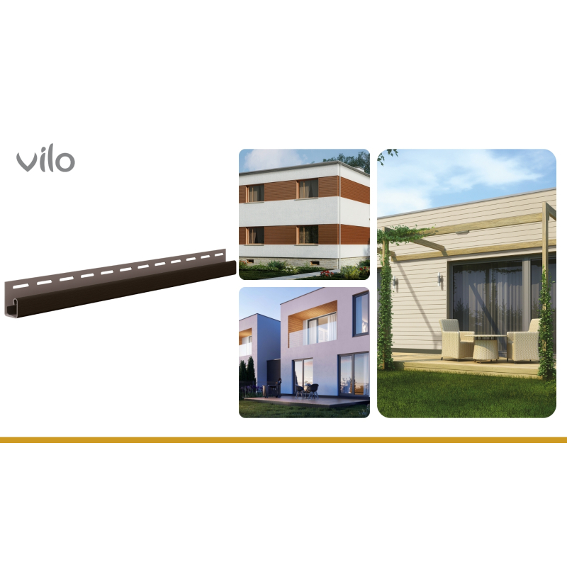 Vilo| Profil fatada SV-15 Profil J, Maro , 3.05 m, 10 bucati/pachet