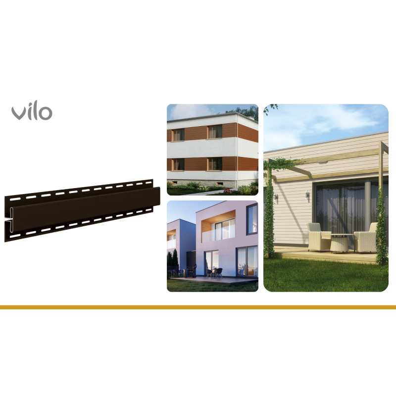 Vilo| Profil fatada SV-18 Profil H de imbinare, Maro , 3.05 m, 5 bucati/pachet