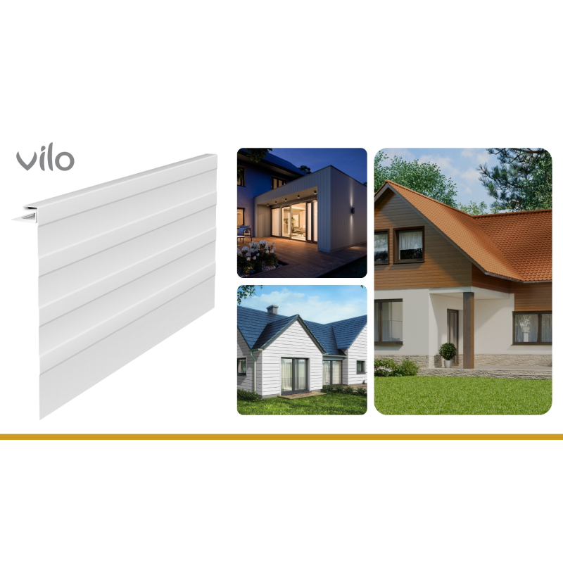 Facade strip large SV-19 White 5SZT