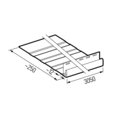 Facade strip large SV-19 White 5SZT