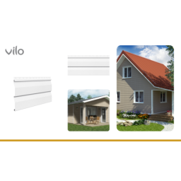 Vilo| Profil fatada Siding de fatada SV-03 Alb, 3m 20 bucati