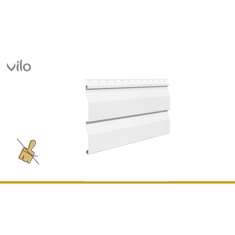 Vilo| Profil fatada Siding de fatada SV-03 Alb, 3m 20 bucati