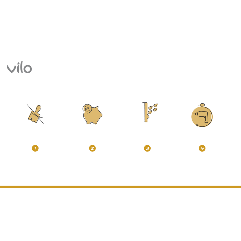 Panneau de revêtement plat SV 03 Beige 20SZT