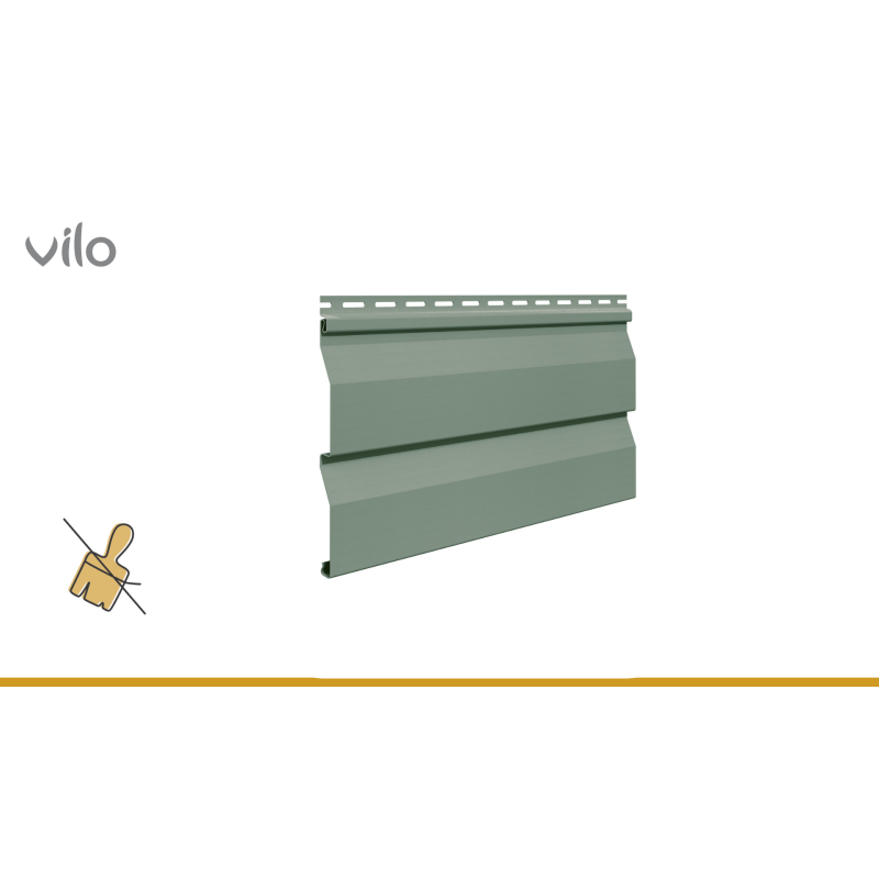 Vilo| Profil fatada Siding de fatada SV-03 Verde Deschis, 3m 20 bucati