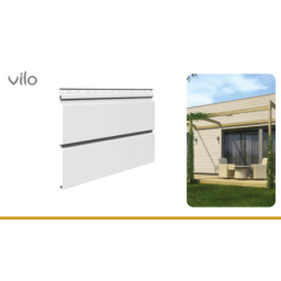 Vilo| Flat siding panel SV 05 White 10SZT
