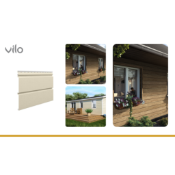 Vilo| Profil fatada Panouri Lamelare Siding SV-05 Bej, 3m 10 bucati