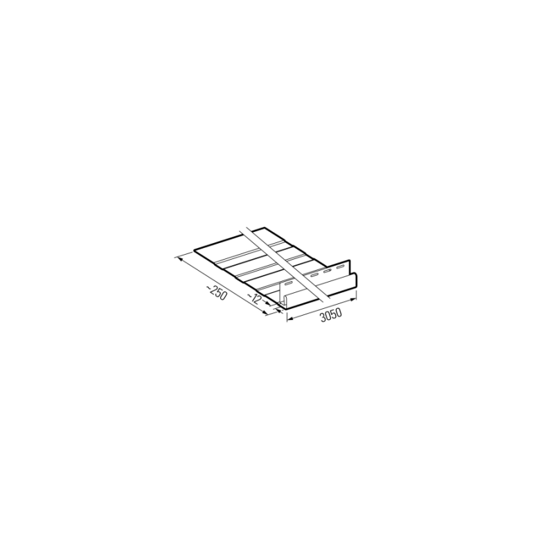 Vilo| Profil fatada SV-19 Profil de fațadă mare , Gri, 3.05 m, 5 bucati/pachet