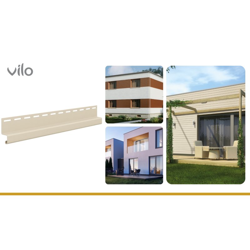 Listón de alero SV-16,5 Beige 3,05M 5SZT