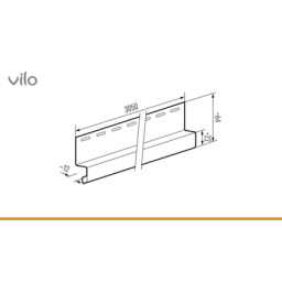 Карнизний плінтус SV-16.5 Бежевий 3.05M 5ST