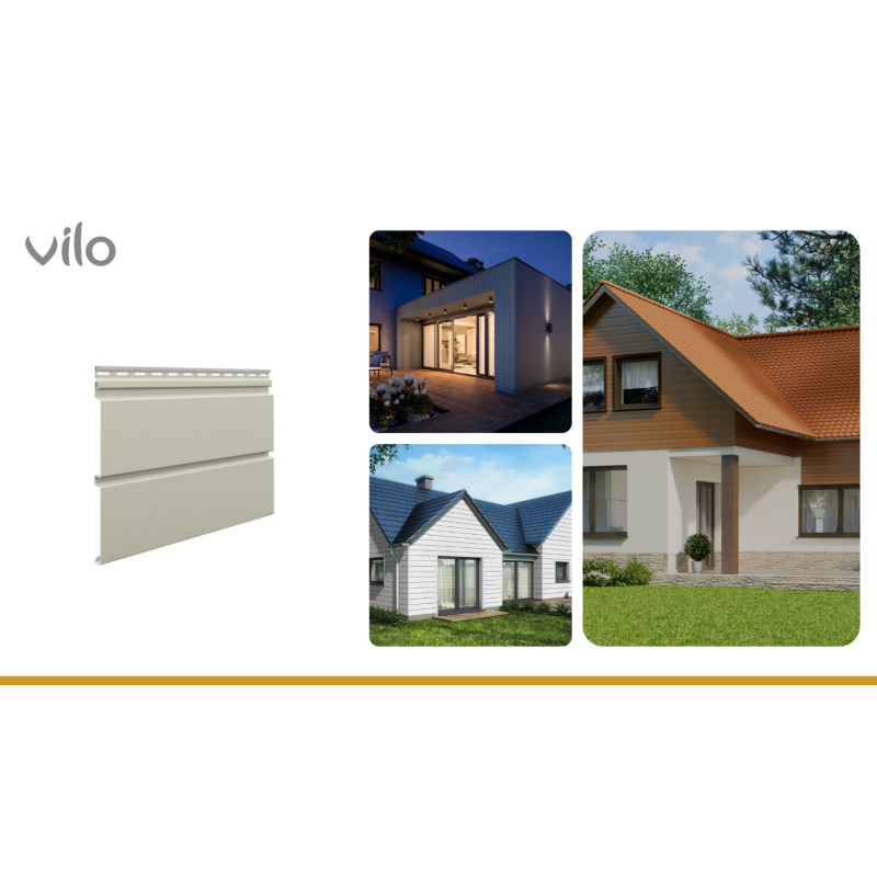Vilo| Profil fatada Panouri Lamelare Siding SV-05 Olive, 3m 10 bucati