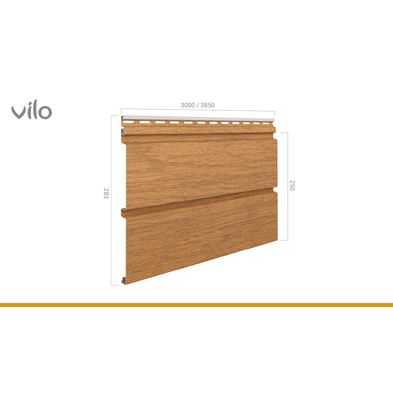 Vilo| Profil fatada Panouri Lamelare Siding SV-05 Olive, 3m 10 bucati