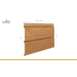 Vilo| Profil fatada Panouri Lamelare Siding SV-05 Olive, 3m 10 bucati