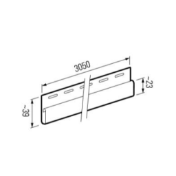 Lõpuriba SV-14 Cream 3.05M