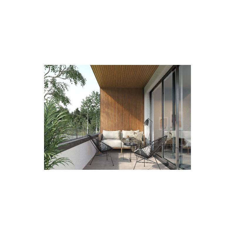 Vilo| Panouri de fatada si tavan Fronto V-Black, Stejar Auriu, 4 bucati