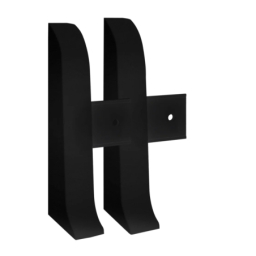 Vilo|Capac/terminatie plinta Flex 517, Negru