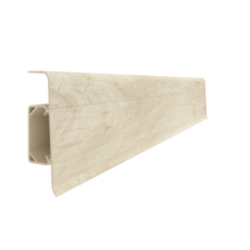 Plinta parchet PVC Esquero 606, Stejar Noduros, canal cablu, 250 x 6.6 x 2.2 cm