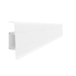 Plinta parchet PVC Esquero 601, Alba, canal cablu, 250 x 6.6 x 2.2 cm